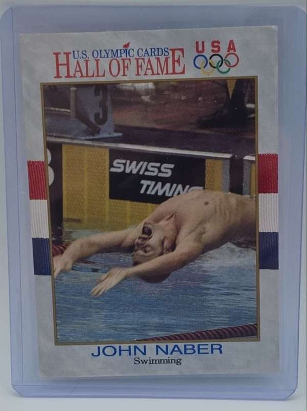 1991 Impel U.S. Olympic Hall of Fame #18a John Naber Card